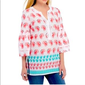 Crown & Ivy Crab Fringe Tunic